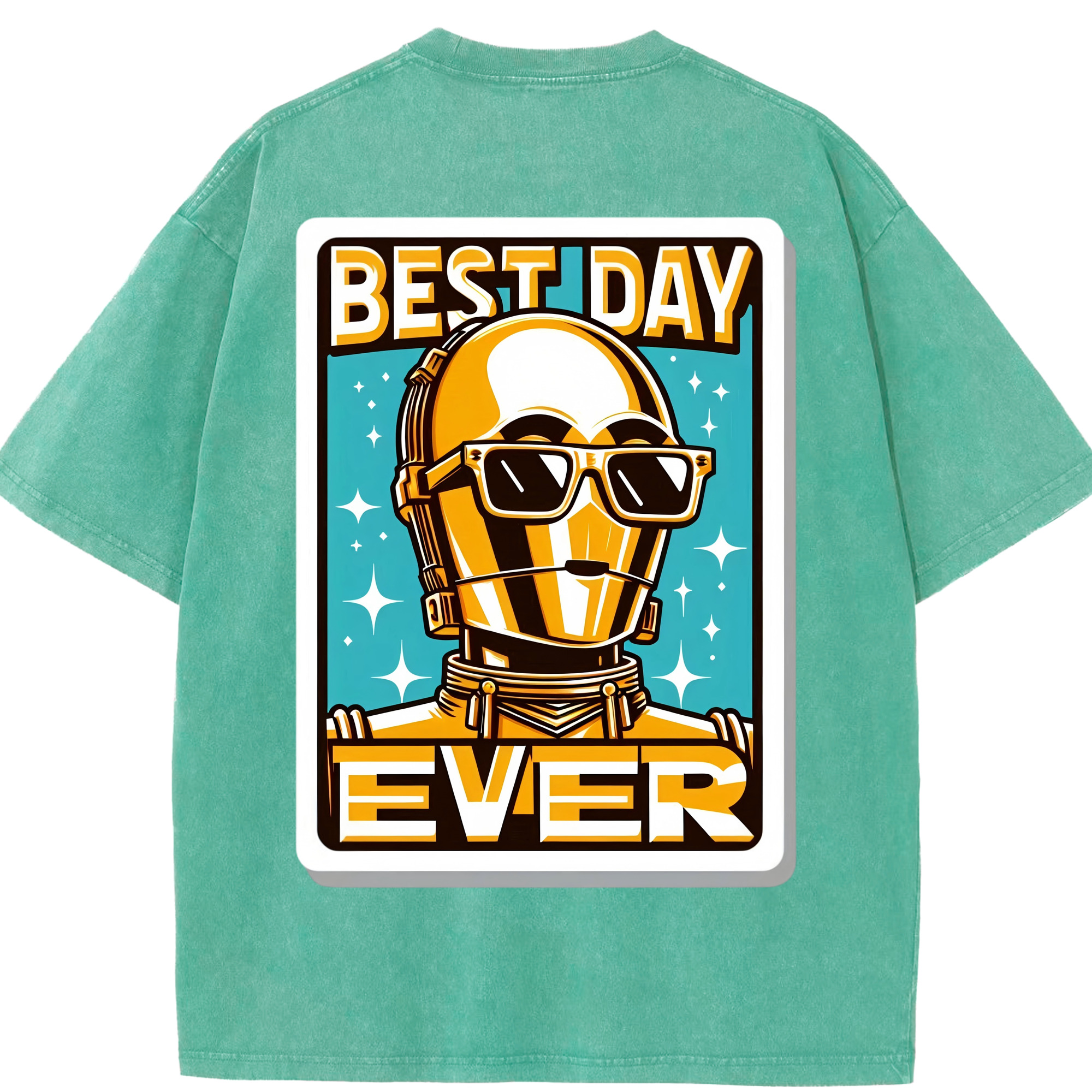 （画像用） スター・ウォーズ Star Wars 綿100% ヴィンテージ風 半袖Tシャツ（背面プリント）
